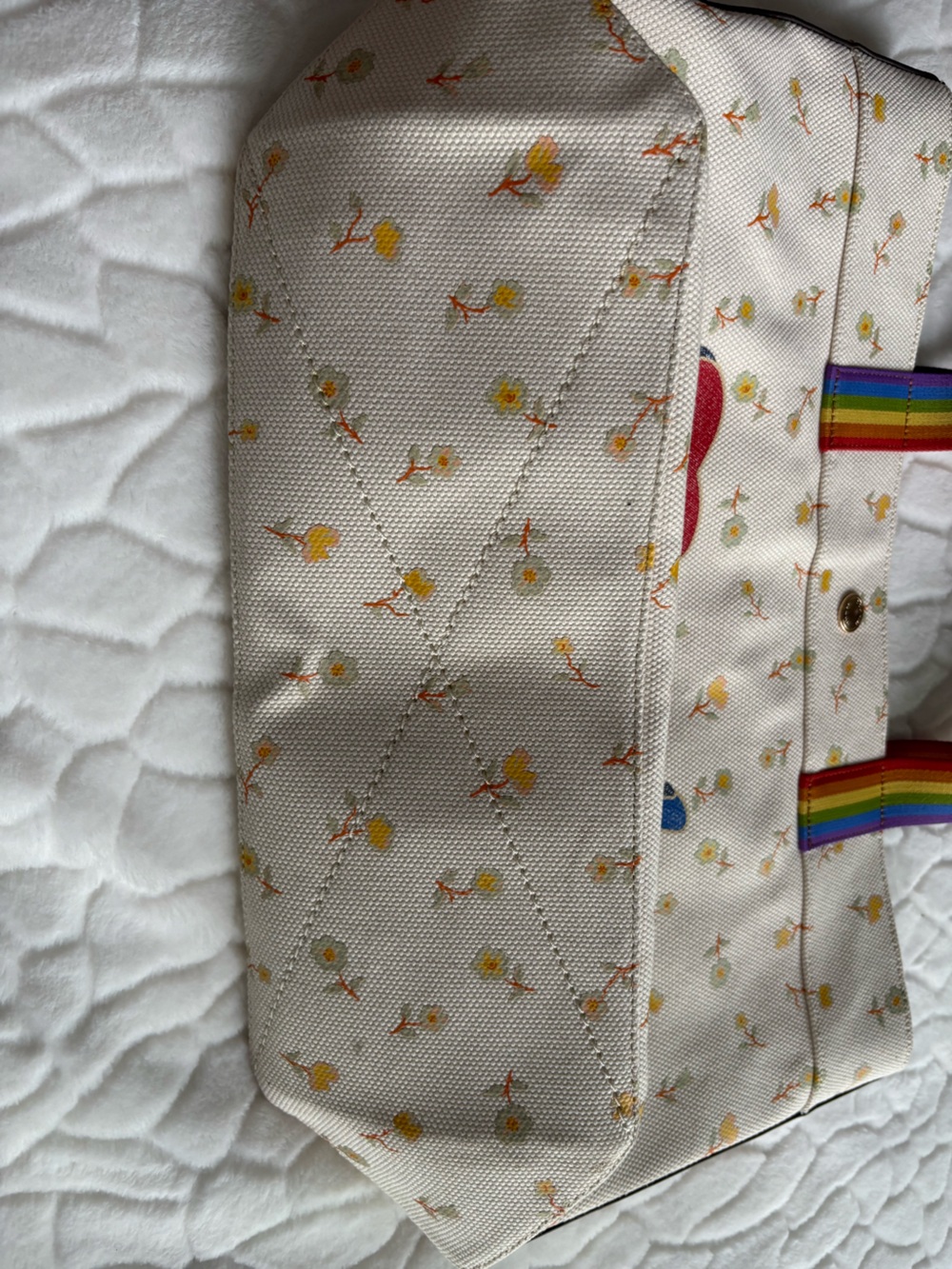 Coach Tote With Rainbow Roller Skate Graphic C4099 Pride Collection - Picture 10 of 15